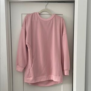 HALARA Pink Crew Neck Sweater